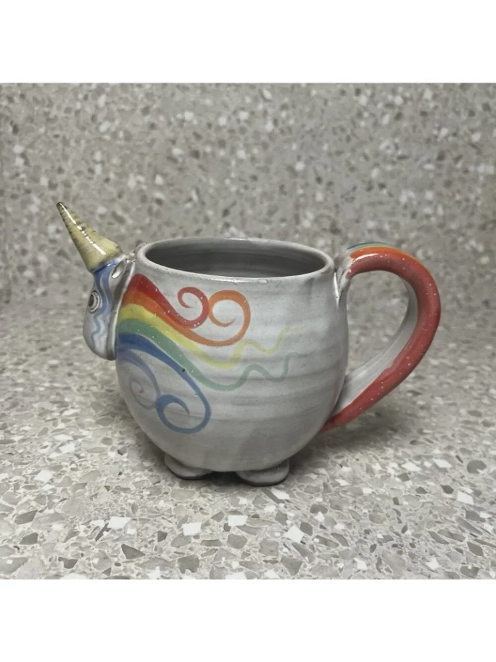 Mudworks Pottery Unicorn Mug Made In USA